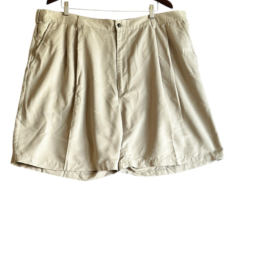 Croft & Barrow Tan Flat Front Shorts